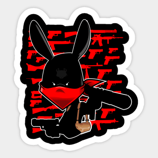 BAP Bunny Armed Sticker